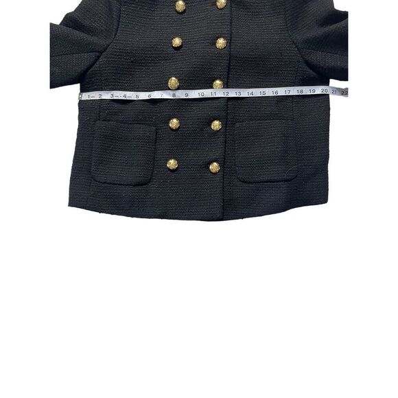 Tuckernuck Women's Black Marais Crew Neck Tweed Jacket Large NWT - Picture 2 of 7